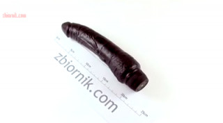Wibrator "Jelly Black" - 21 cm