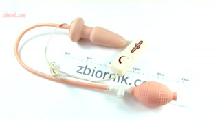 Korek Analny z Wibracjami i Pompką - 10cm