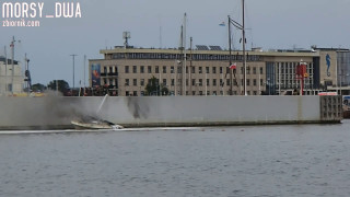 Akcja przy marinie