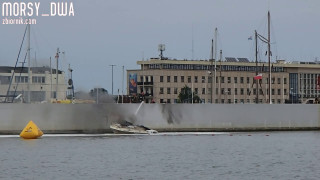 Akcja przy marinie